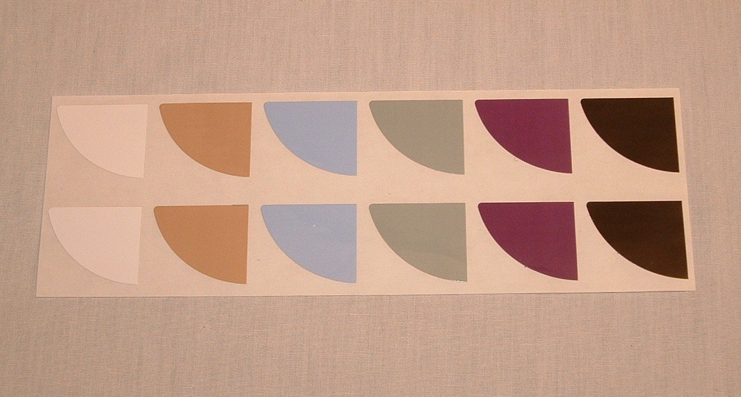 Color Pie 2, Color Sheet Half Round 2