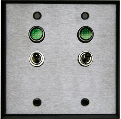 2 Gang Switch, DG22 SPST 120VAC  (1995)
