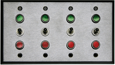 4 Gang Switch, FG3333 SPDT 120VAC  (2500)