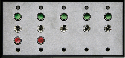 5 Gang Switch, FVG33222 SPDT/120VAC  (8557)