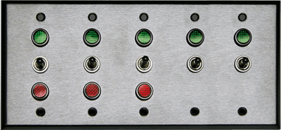 5 Gang Switch, FVG33322 SPDT/120VAC  (2583)