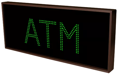ATM with Teller Assist | ATM LED Sign TCL1434GG-H781   (120-277 VAC)  (34401) 2