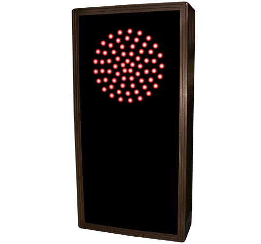 Indicator Dots, double, vertical, Red - Green LED Sign TCL147RG-225   (120-277 VAC)  (5440) 1