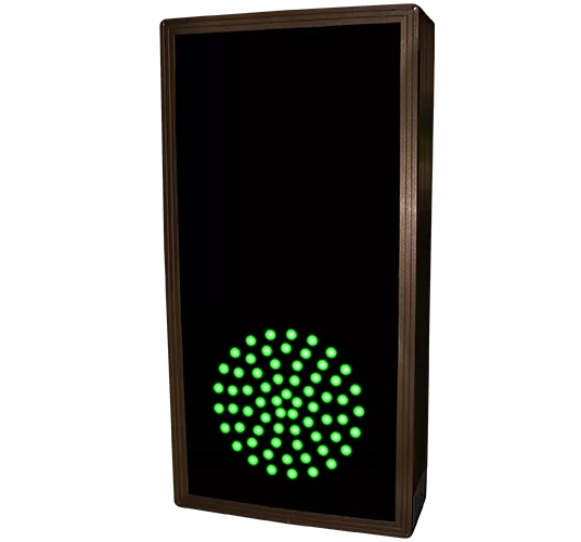 Indicator Dots, double, vertical, Red - Green LED Sign TCL147RG-225   (120-277 VAC)  (5440) 2