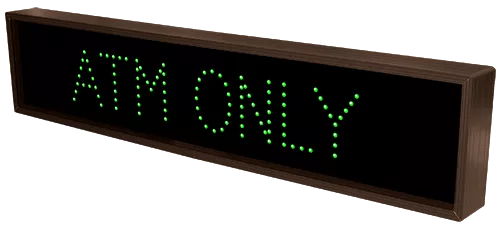ATM ONLY | CLOSED LED Sign TCL734GR-654   (120-277 VAC)  (23962) 1
