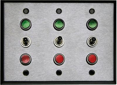 3 Gang Switch TG333 (3-SPDT) (120 VAC)  (6645)