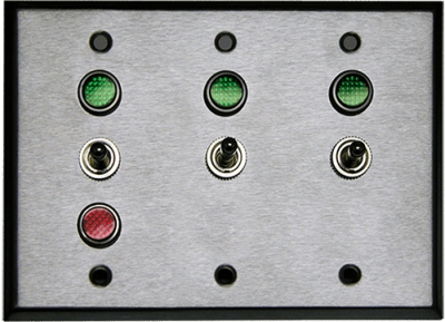 3 Gang Switch, TG322 SPDT/120VAC  (12418)