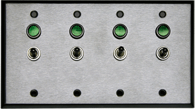 4 Gang Switch, FG2222 SPST/120VAC  (10956)