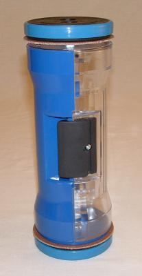 L411, Banking Drive Thru Carrier Hour Glass Design Blue. L411, Banking Drive Thru Carrier Hour Glass Design Blue.