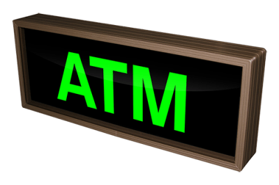 ATM LED Sign PHX718G-125   (120-277 VAC)  (25924)