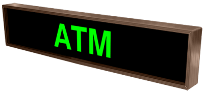 ATM LED Sign PHX734G-125   (120-277 VAC)  (27873)