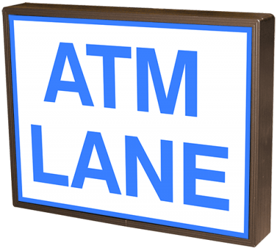 ATM LANE LED Sign PHXF1418W-121B   (120-277 VAC)  (39378)