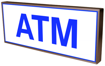 ATM LED Sign PHXF1434W-125B   (120-277 VAC)  (38987)