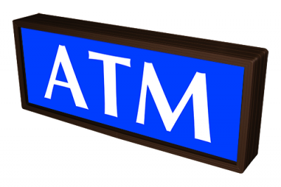 ATM LED Sign PHXF718W-125B   (120-277 VAC)  (39382)