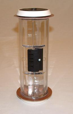 S509T, Straight Body Banking Drive Thru Carrier Clear With White Ends. S509T, Straight Body Banking Drive Thru Carrier Clear With White Ends.