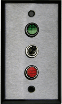 Single Gang On/Off/On Switch, SG3 SPDT 12VDC  (52610)