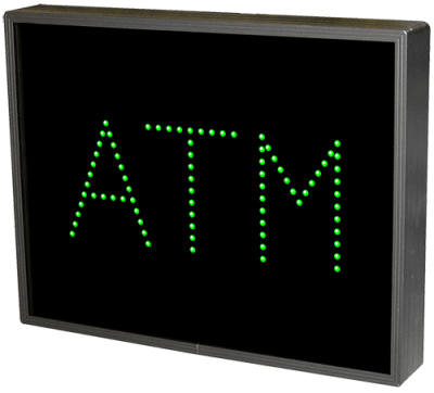 ATM LED Sign TCL1418G-125   (120-277 VAC)  (5080)