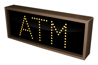 ATM LED Sign TCL718A-125   (120-277 VAC)  (5832)
