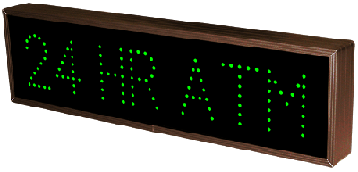 24 HR ATM LED Sign TCL726G-165   (120-277 VAC)  (5959)