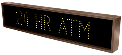 24 HR ATM LED Sign TCL734A-165   (120-277 VAC)  (5995)