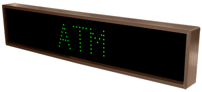 ATM LED Sign TCL734G-125   (120-277 VAC)  (6029)
