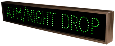 ATM/NIGHT DROP LED Sign TCL742G-127   (120-277 VAC)  (6169)