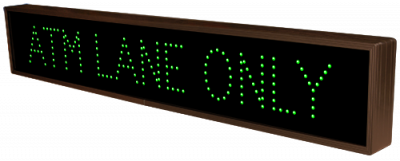 ATM LANE ONLY LED Sign TCL742G-555   (120-277 VAC)  (6186)