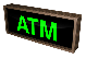 ATM LED Sign PHX718G-125   (120-277 VAC)  (25924)
