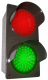 LED Traffic Controller - Vertical, Red/Green LED Sign TCILV-RG   (120-277 VAC)  (50937)