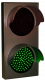 Indicator Dot, Double, with hoods, Red - Green LED Sign TCL147RG-225H (120-277 VAC) (5439) 1 Indicator Dot, Double, with hoods, Red - Green LED Sign TCL147RG-225H (120-277 VAC) (5439) 1