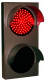 Indicator Dot, Double, with hoods, Red - Green LED Sign TCL147RG-225H (120-277 VAC) (5439) 2 Indicator Dot, Double, with hoods, Red - Green LED Sign TCL147RG-225H (120-277 VAC) (5439) 2