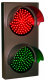 Indicator Dot, Double, with hoods, Red - Green LED Sign TCL147RG-225H (120-277 VAC) (5439) Indicator Dot, Double, with hoods, Red - Green LED Sign TCL147RG-225H (120-277 VAC) (5439)