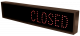 OPEN | CLOSED LED Sign TCL734GR-100   (120-277 VAC)  (6083) 2